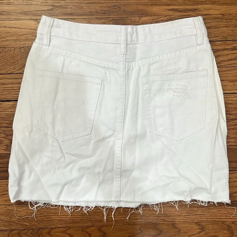 Signature8 White Mini Skirt Casual